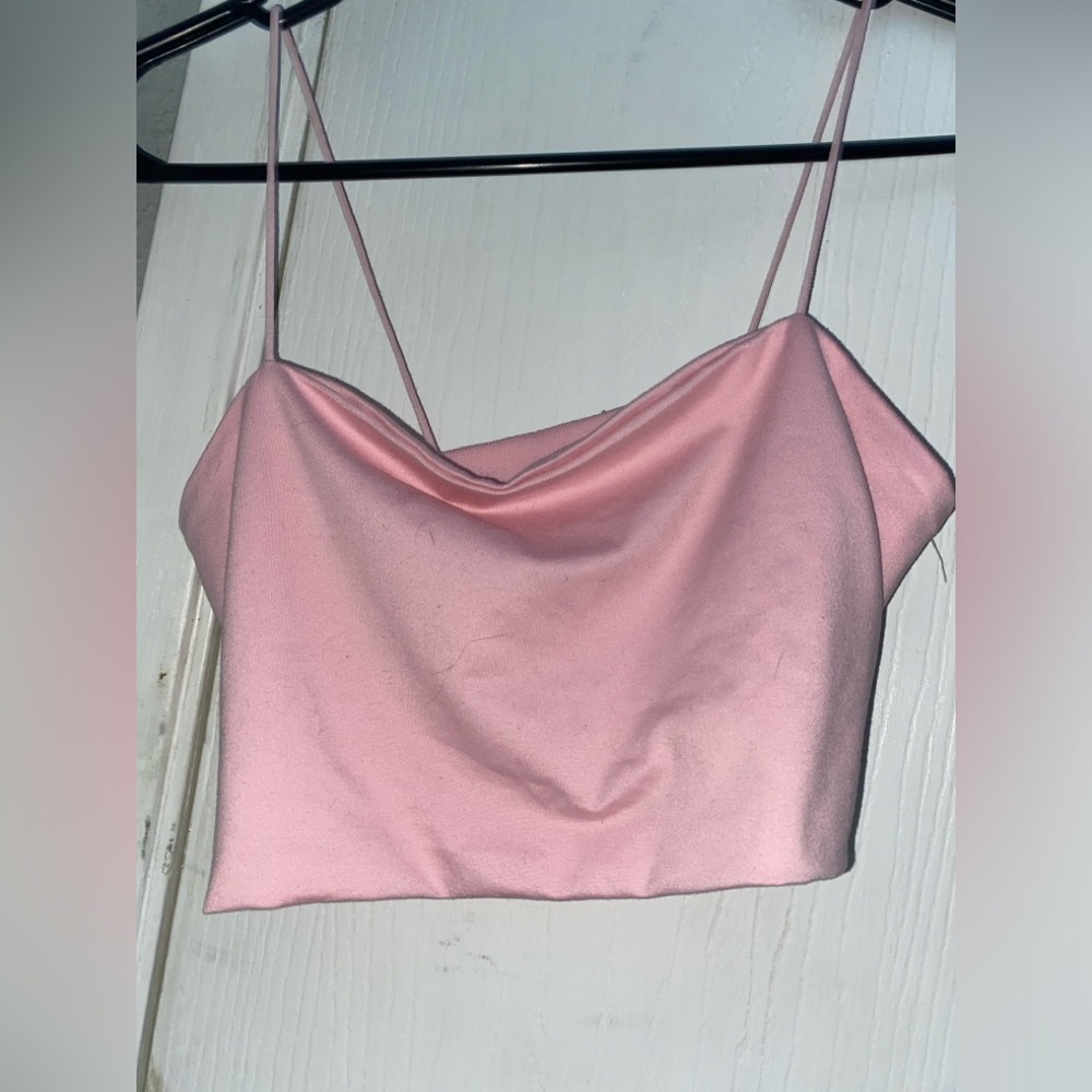 SHEIN EZwear Women's Solid Color Cropped Camisole Top